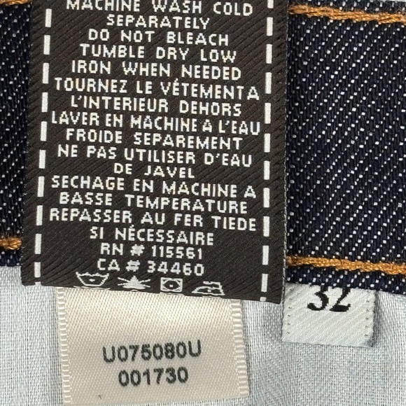 7 For All Mankind Women's Dark Blue Boot Cut Jeans - Size 32 - Picture 8 of 8